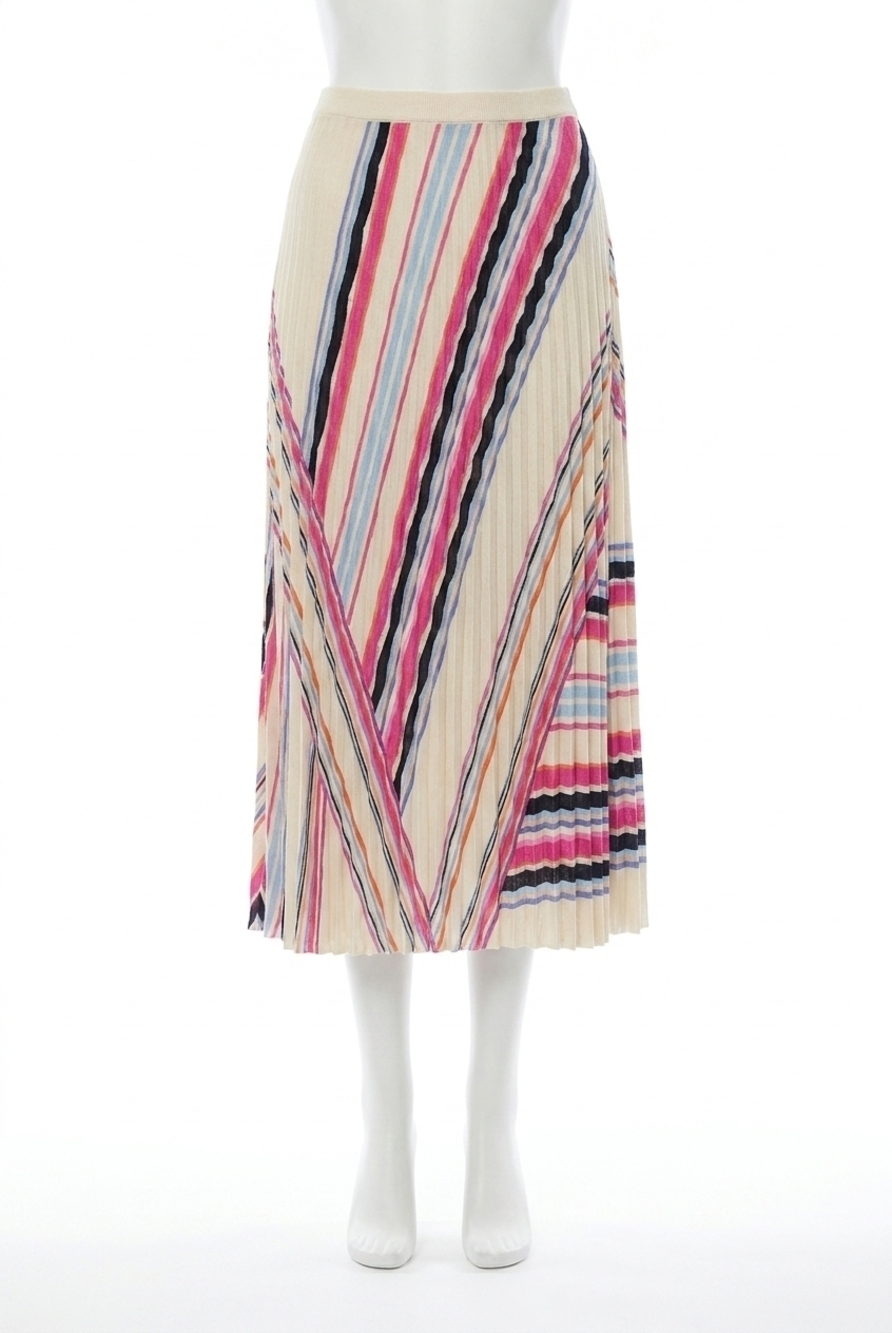 NEW CABALLERO lucille bardot boho skirt in nova stripe